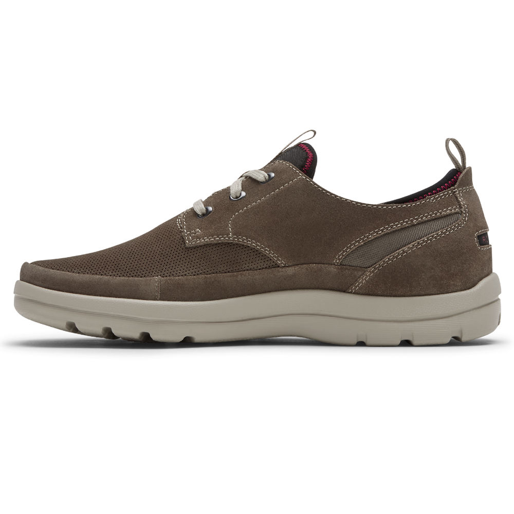 Rockport Mens Sneakers Olive - Get Your Kicks 2 3-Eye Plain Toe - UK 670-MVNLAI